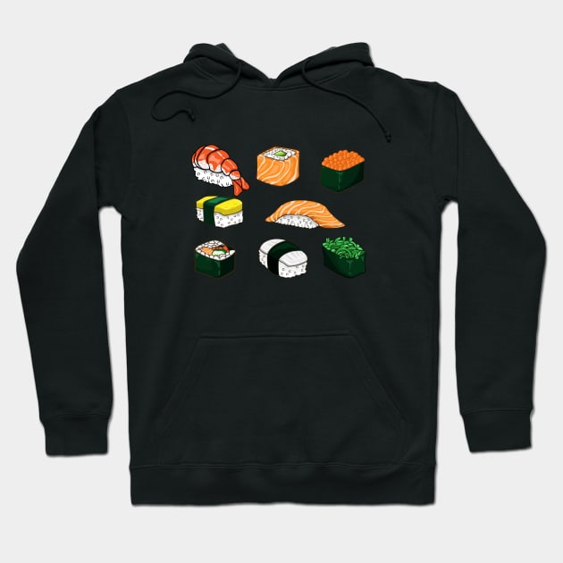 PGC Sushi Japan Logo Hoodie by PrettyGoodCooking